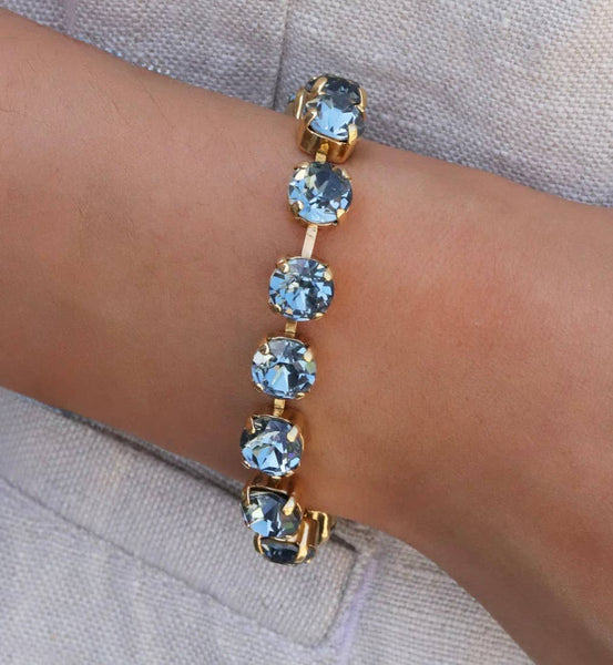 Izzy Bracelet Antique Gold in Clear
