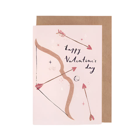 Cupid's Arrow Valentine's Day Cards