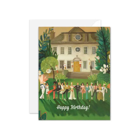 Whisky Sour High Kick Birthday Card
