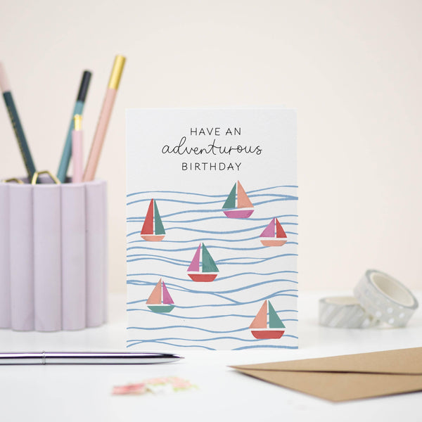 Sailing Adventurous Birthday Card