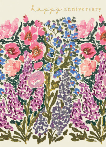 Purple Garden Card