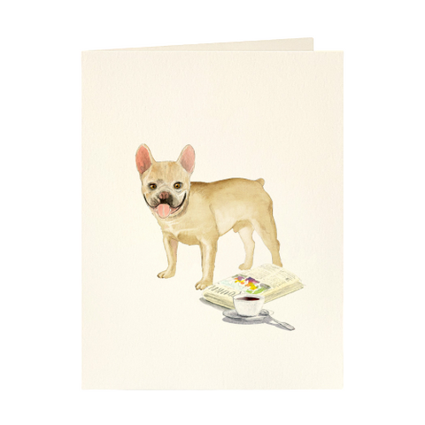 French Bulldog Card