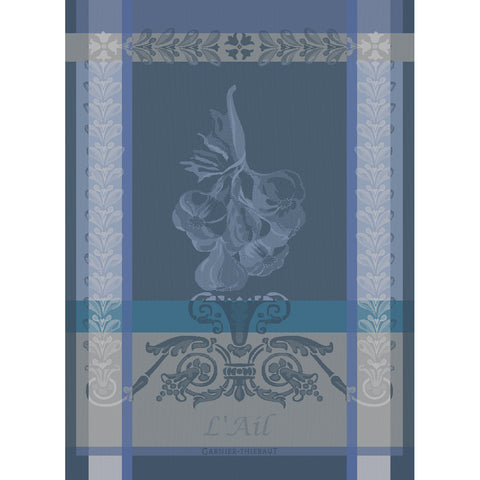 Ail Blue Garnier Thiebaut French Tea Towel