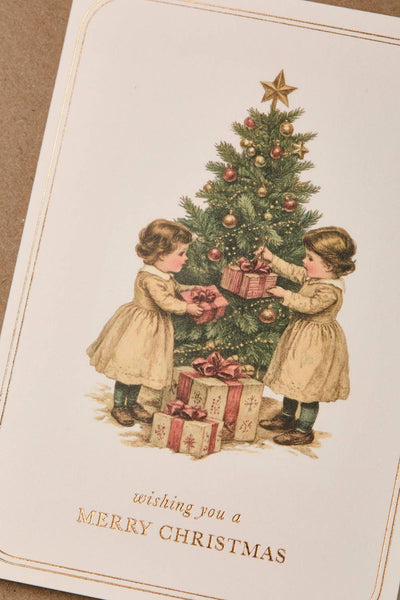 Vintage Tree Christmas Card