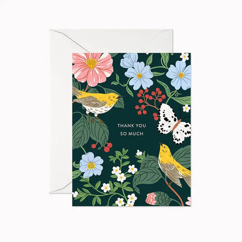 Thank You Warblers Greeting Card