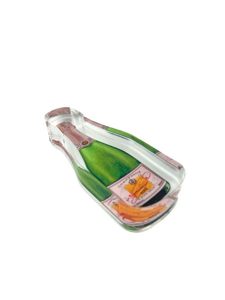 Acrylic Napkin Weight - Bubbles Champagne