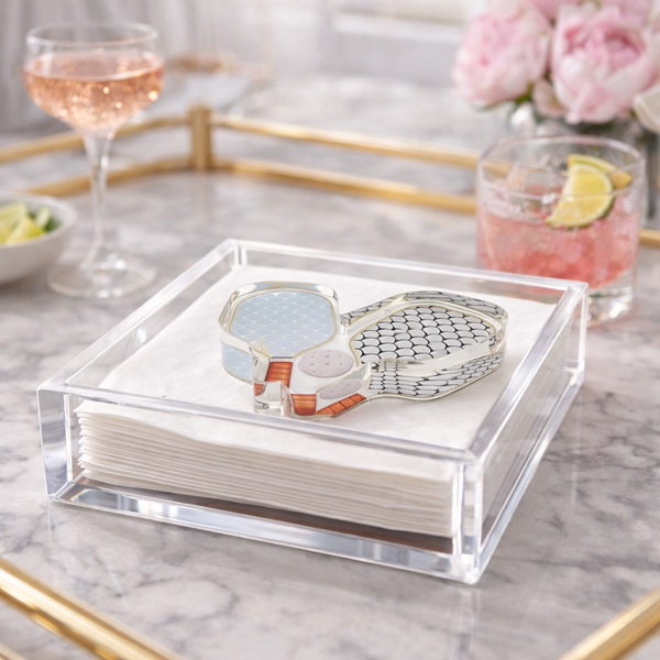 Acrylic Napkin Weight - Pickleball