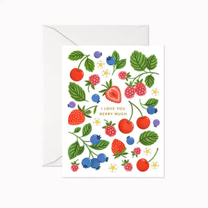 Love You Berry Much Greeting Card