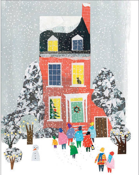 Carol Singers - Christmas Card Pack s/6