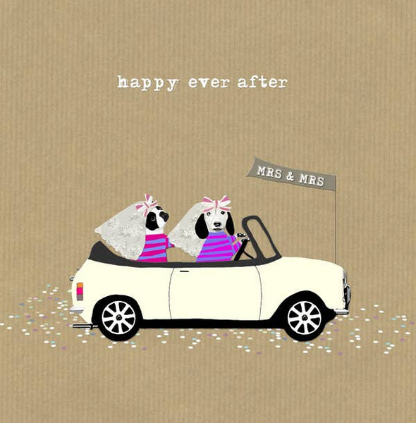 Mrs & Mrs Wedding Card