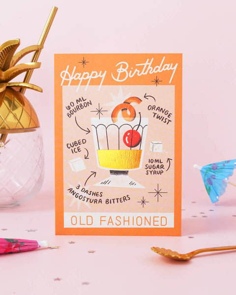Old Fashioned Design Greeting Card