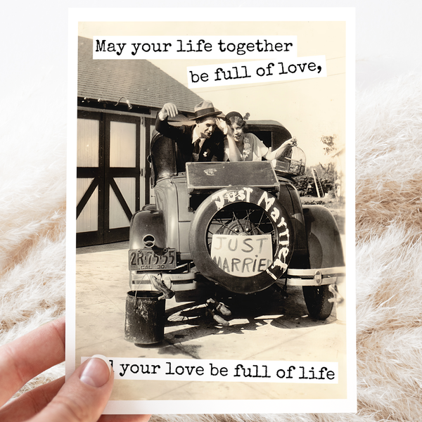 Wedding Card. May Your Life Together Be Full Of Love... Card