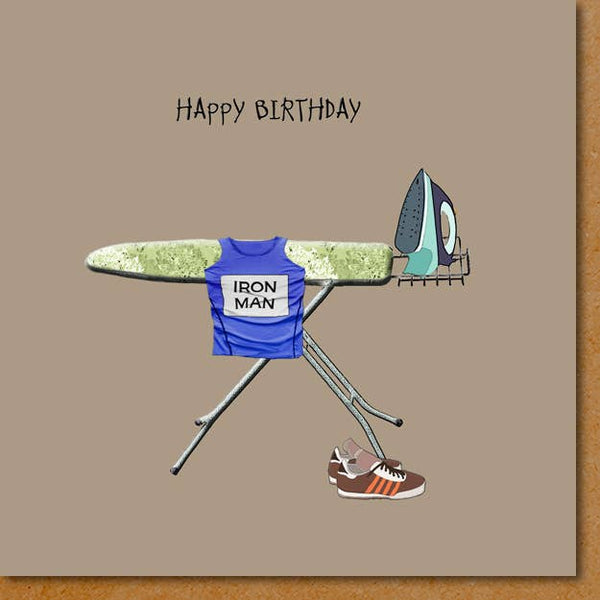 Iron Man Birthday Card