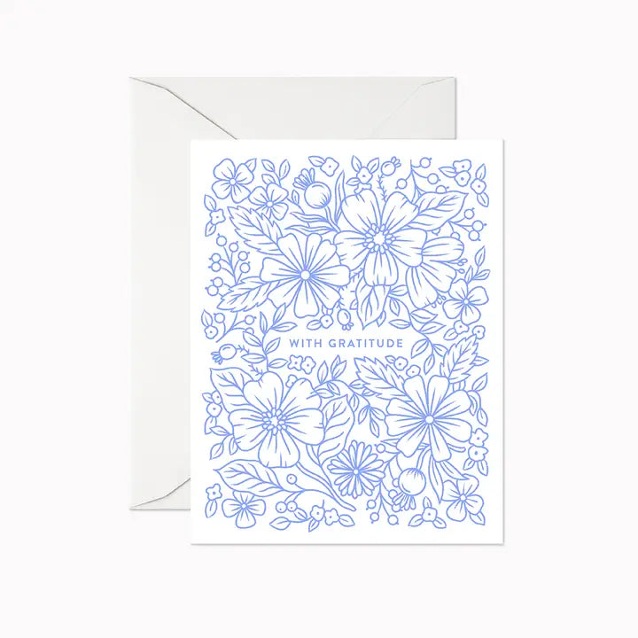 With Gratitude Greeting Card
