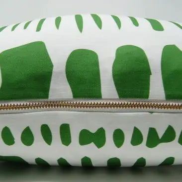 Sari Sari Green & White Pillow