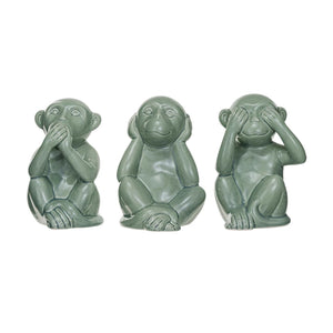 Hear No Speak No See No Evil Monkey's s/3
