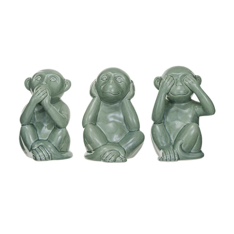 Hear No Speak No See No Evil Monkey's s/3