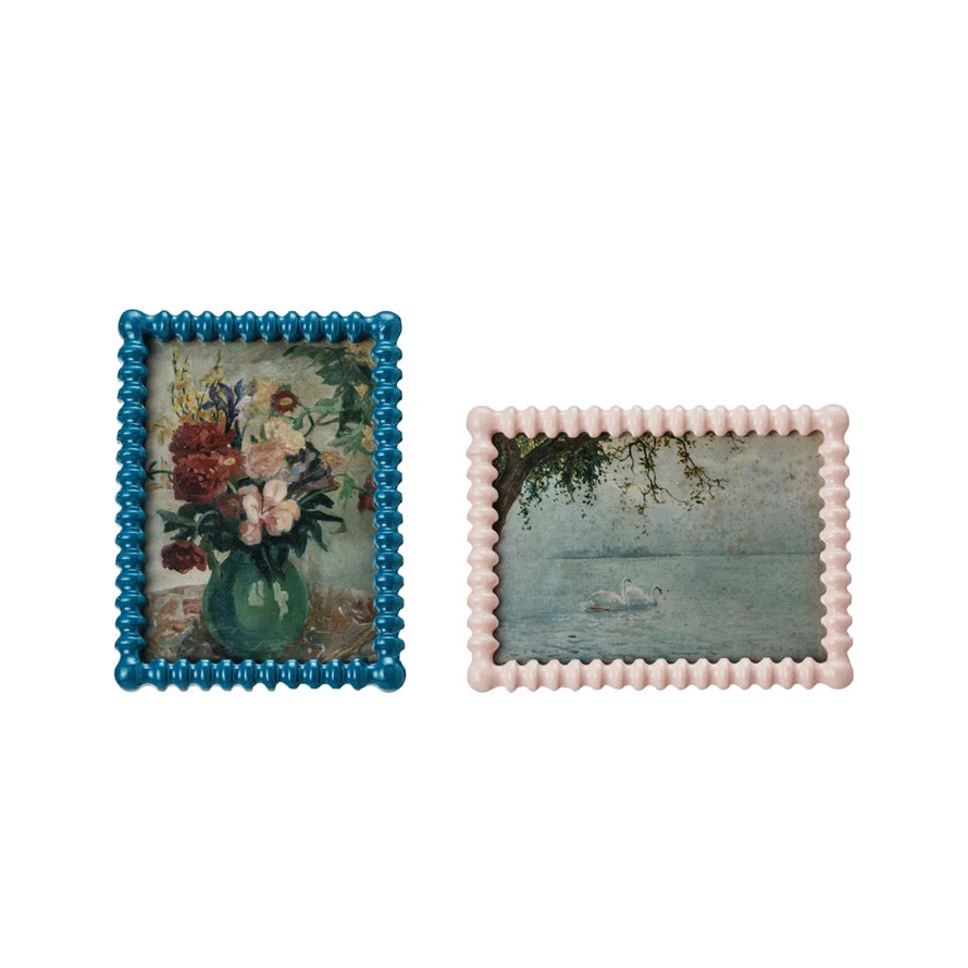Painted Wooden Picture Frame (2 colours) 5” x 7”
