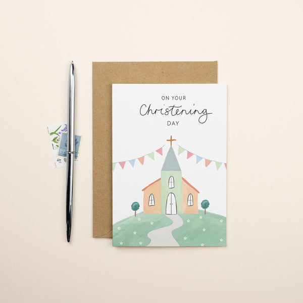 On Your Christening Day Card 