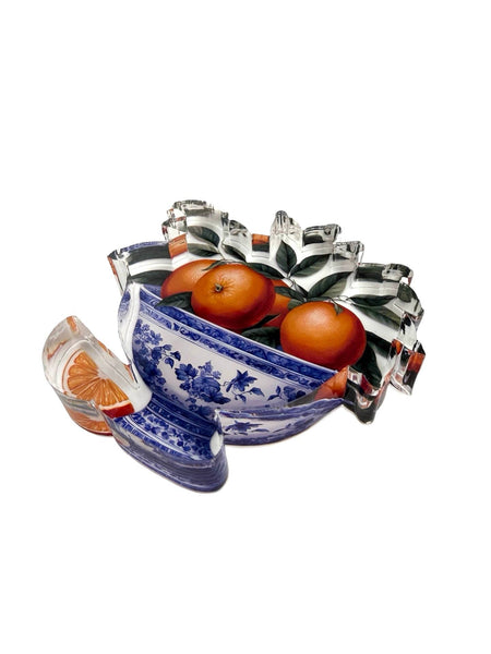 Acrylic Napkin Weight - Mandarin