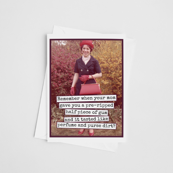 Perfume and Purse Dirt Card