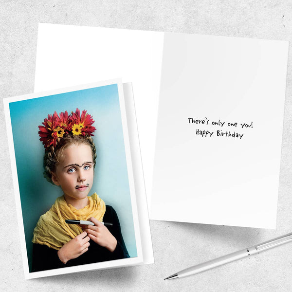 Little Frida Happy Birthday Greeting Card