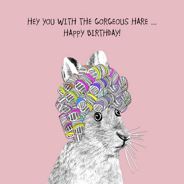 Gorgeous Hare Birthday Cards