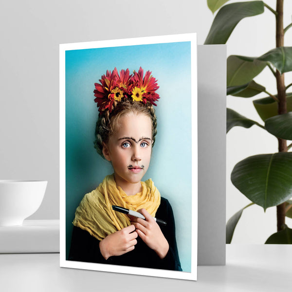 Little Frida Happy Birthday Greeting Card