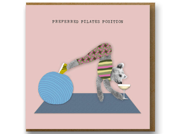 Pilates Fan Birthday Card