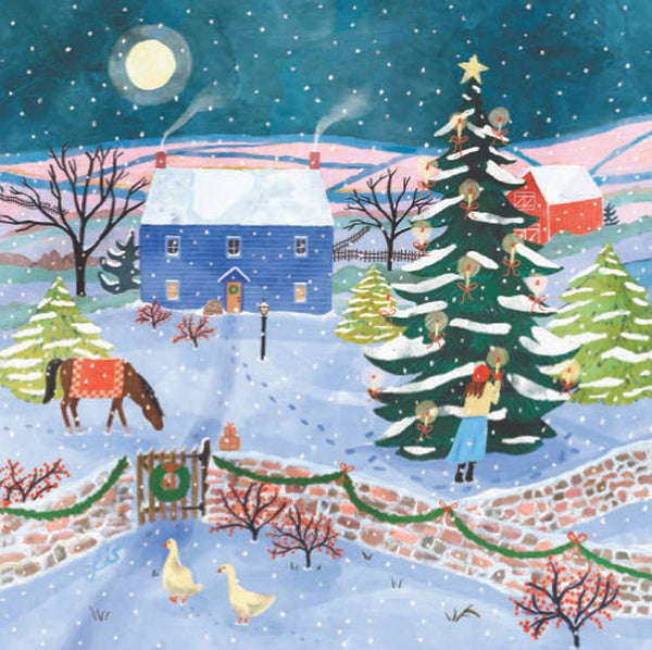 Country Christmas Boxed Cards s/6