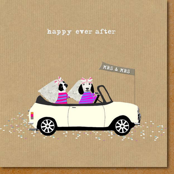 Mrs & Mrs Wedding Card