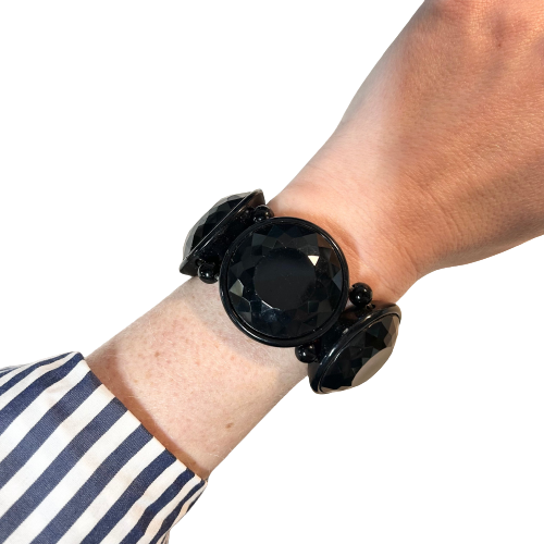 Vintage Black Stretch Bracelet