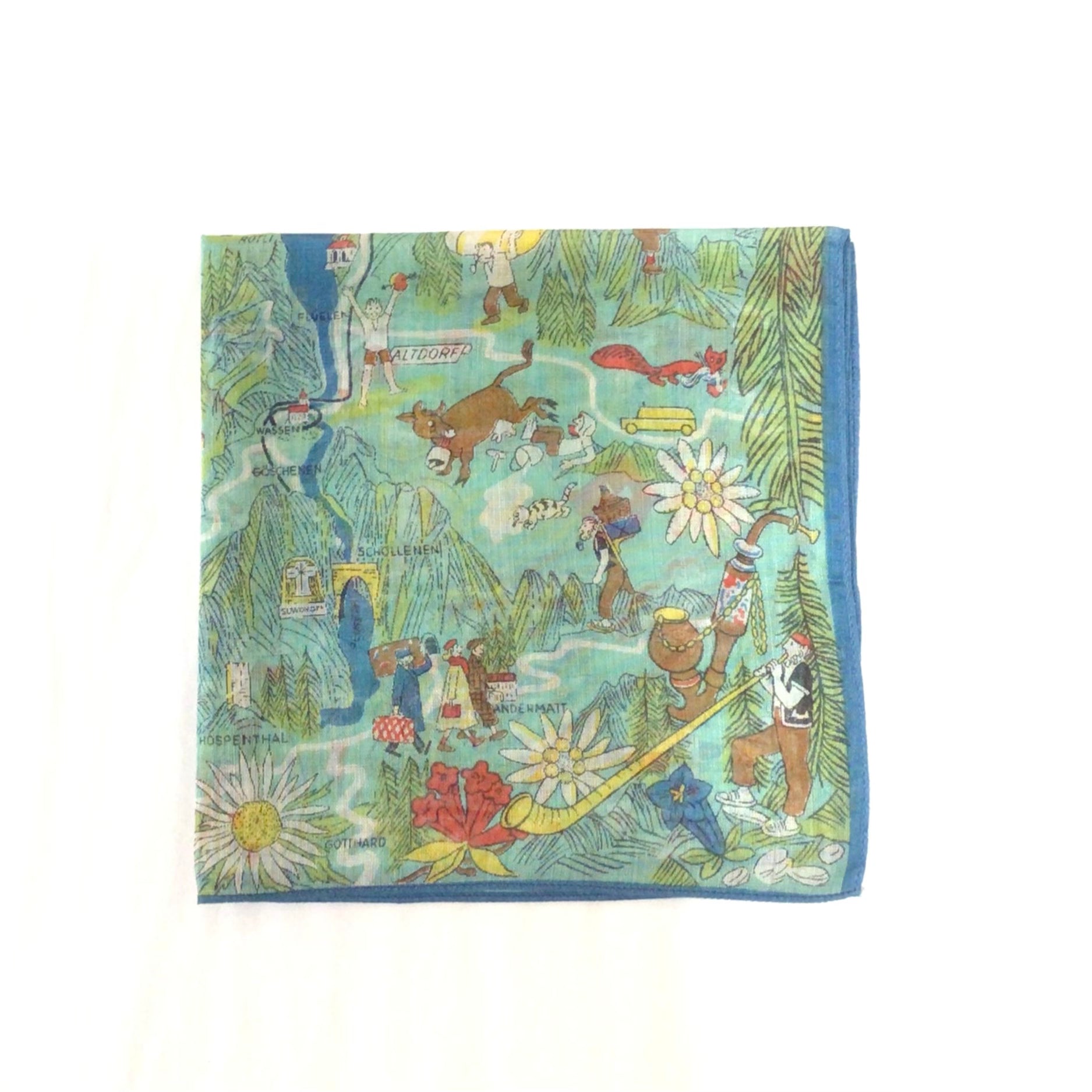 Vintage " Die Urschweiz" Hankie