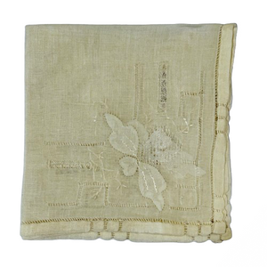 Vintage Cream Hankie