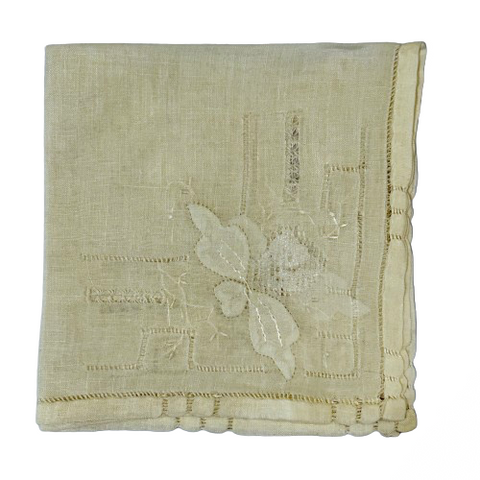 Vintage Cream Hankie