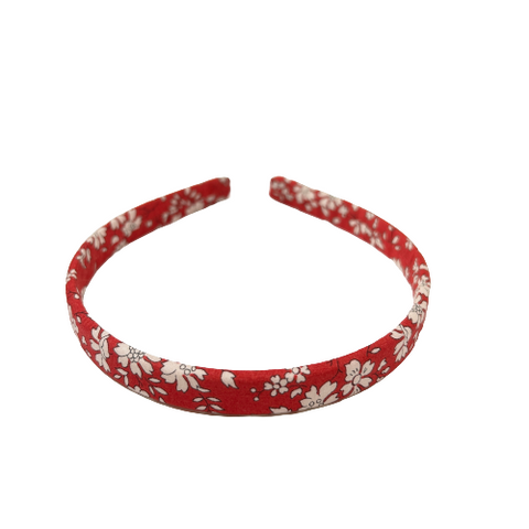 Liberty of London Fabric Headband - Red Chapel