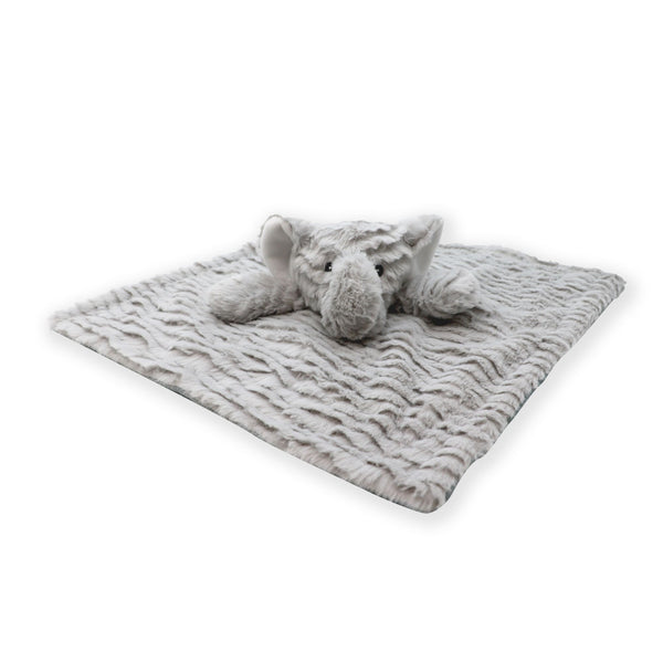 Plush Grey Elephant Blankie