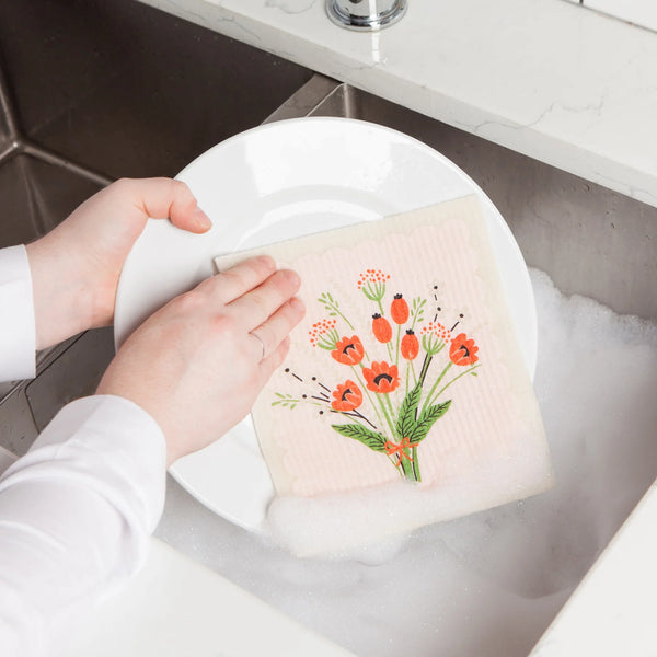 Bouquet Swedish Dishcloth