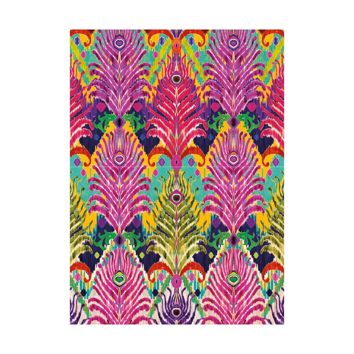 Peacock Ikat Museums & Galleries Card
