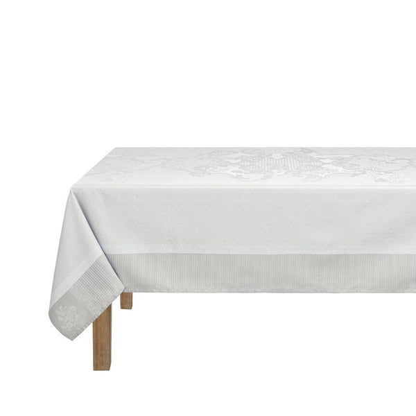 Le Jacquard Français Cotton Tablecloth - Promenade Impériale Grey