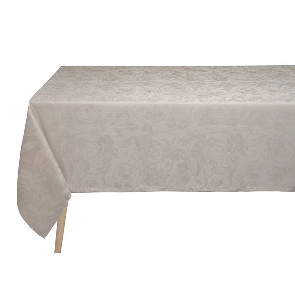 Le Jacquard Francais Linen Tablecloth - Tivoli Beige