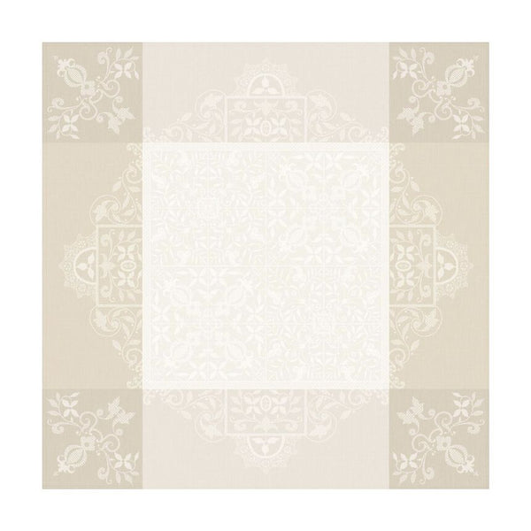 Le Jacquard Français Cotton Tablecloth - Venezia Ivory