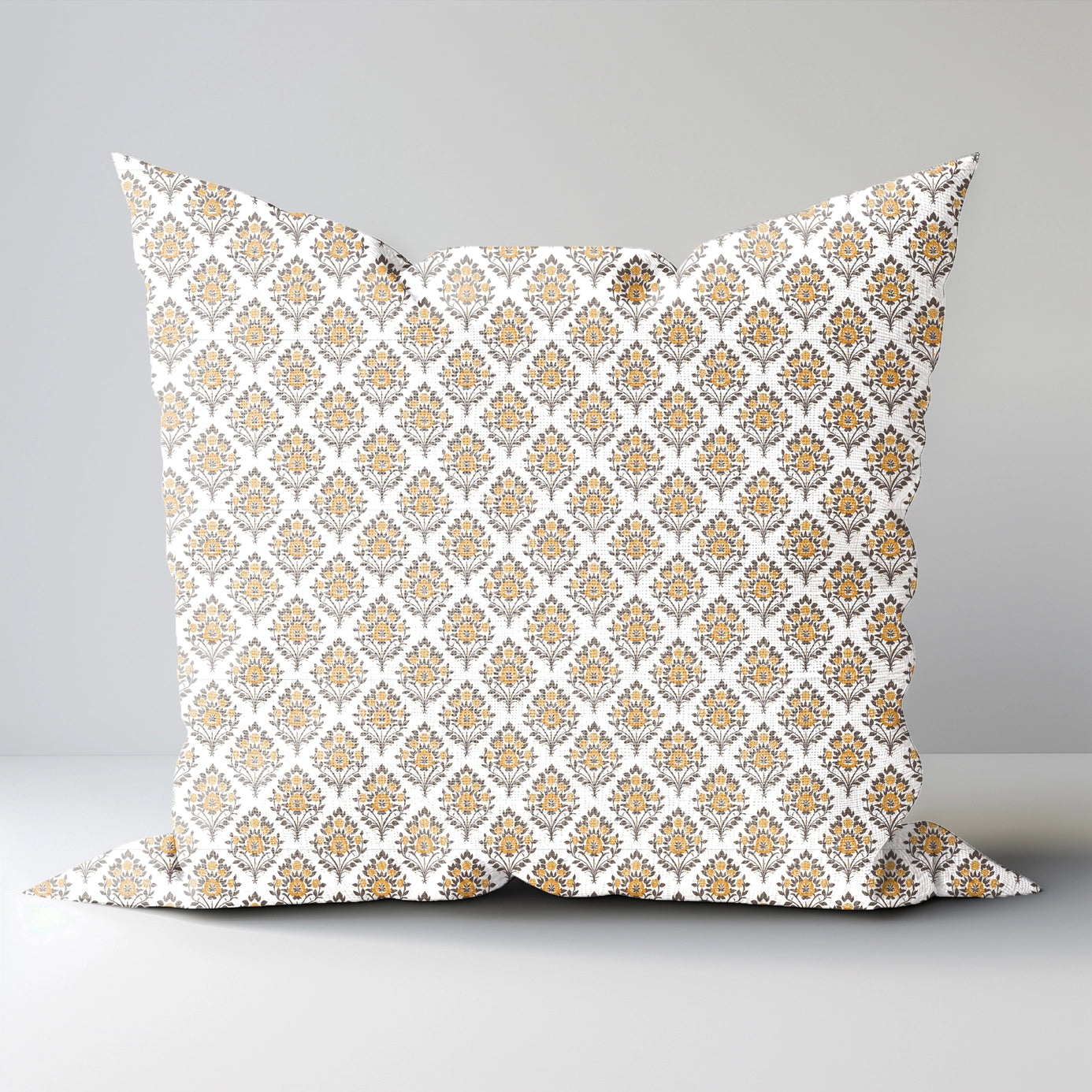 Block Print Linen Pillow - Vadodara