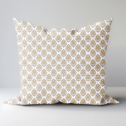 Block Print Linen Pillow - Vadodara