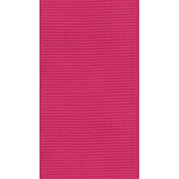 Narrow Fuchsia Grosgrain Wired Ribbon - 8 Yard Spool