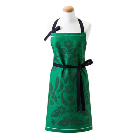 Le Jacquard Francais Apron - Piments Green
