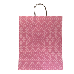 Large Pink Patterned Giftbag
