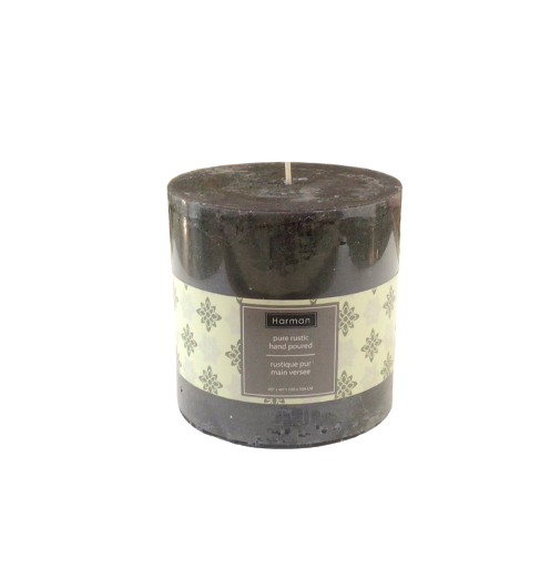 Rustic Charcoal Candle