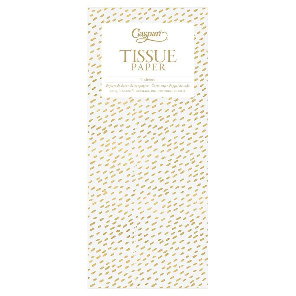 Tissue Paper Little Dash Tissue Paper in White & Gold
