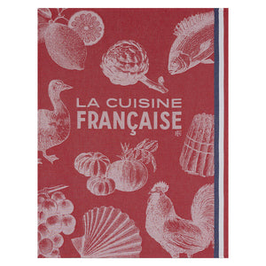Le Jacquard Francais Tea Towel - Gastronomie Red